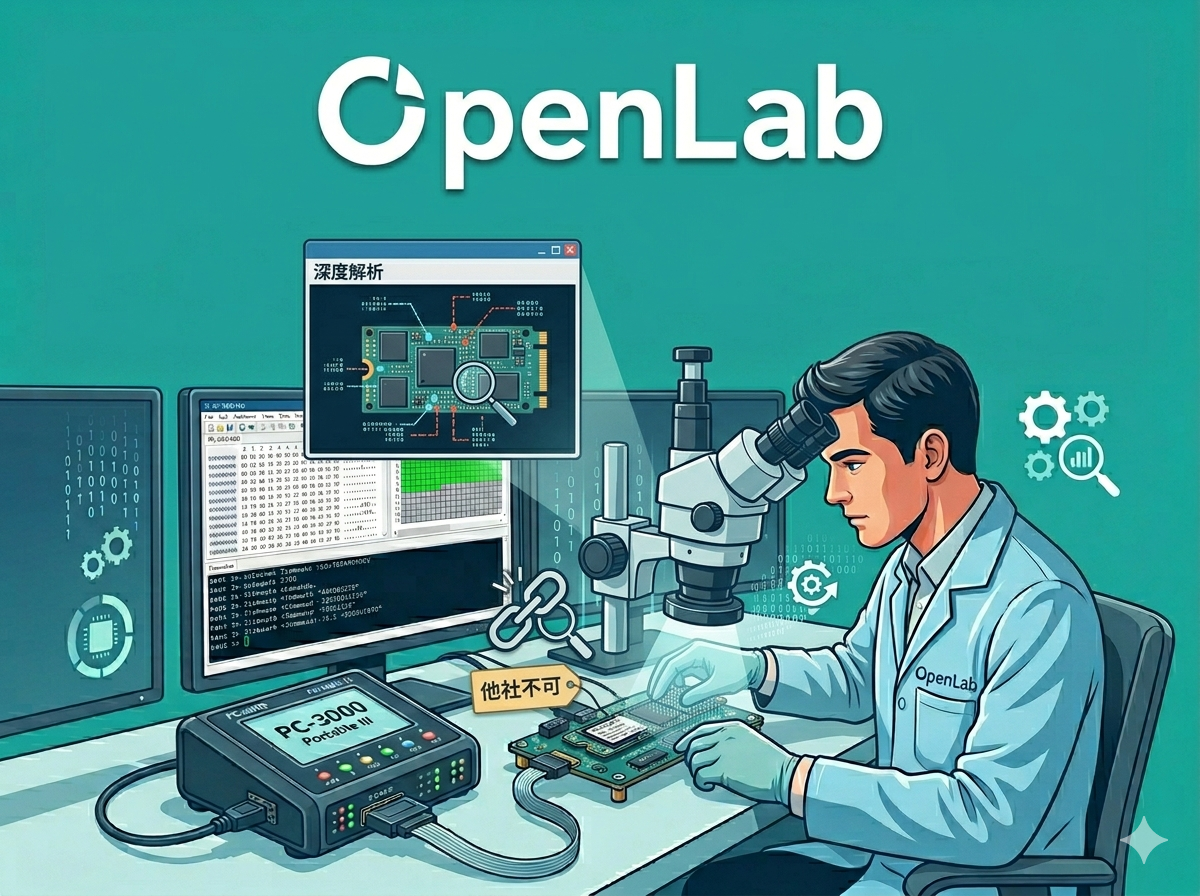 【実録】「他社で復旧不可」と宣告されたM.2 NVMe SSD。OpenLabがデータを取り戻すまでの72時間